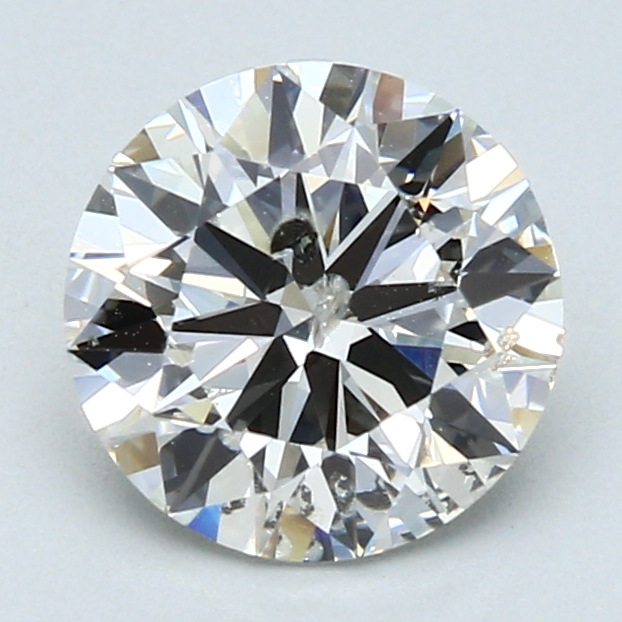 1.77 ct Round Natural Diamond : J / I1