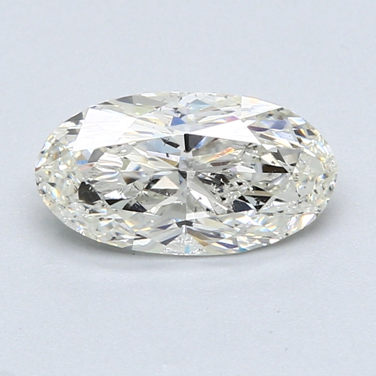 1.55 ct Oval Natural Diamond : J / I1