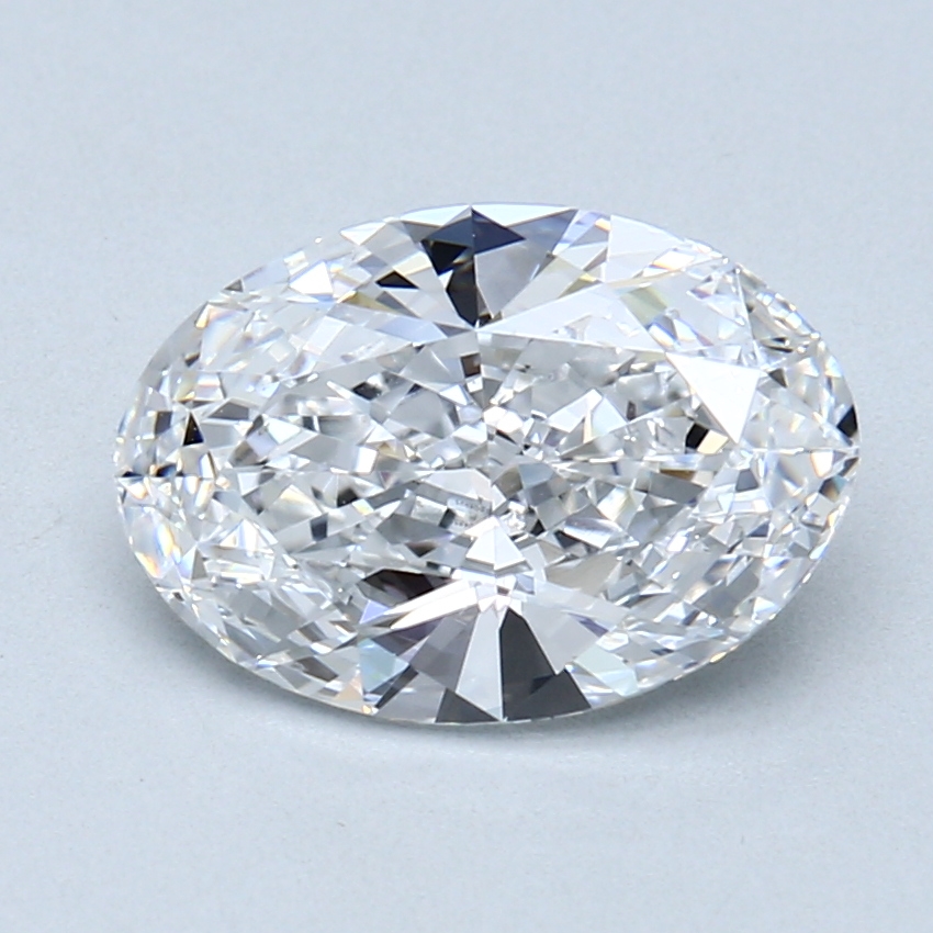 2.12 ct Oval Natural Diamond : D / VS2