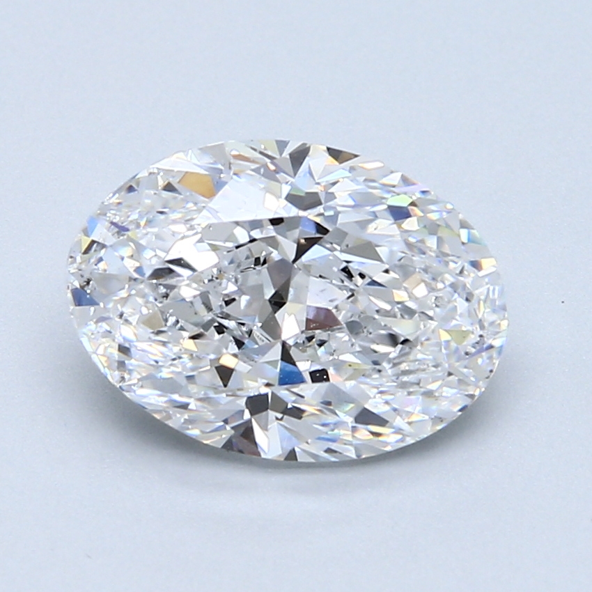 3.03 ct Oval Natural Diamond : D / SI2
