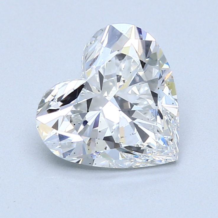 2.19 ct Heart Shape Natural Diamond : F / SI1
