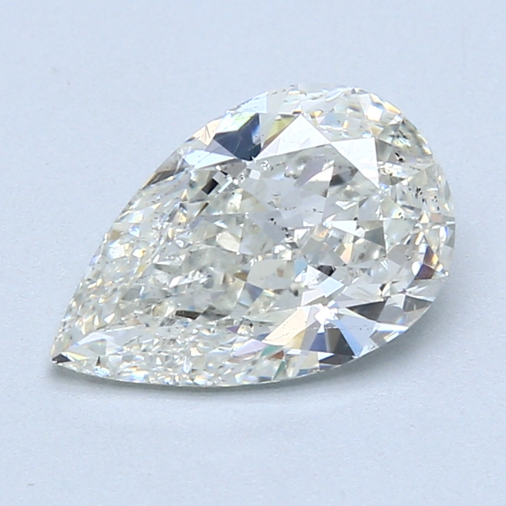 1.75 ct Pear Shape Natural Diamond : I / SI2