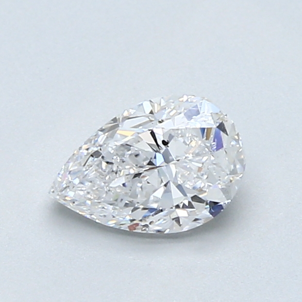 0.80 ct Pear Shape Natural Diamond : D / SI2