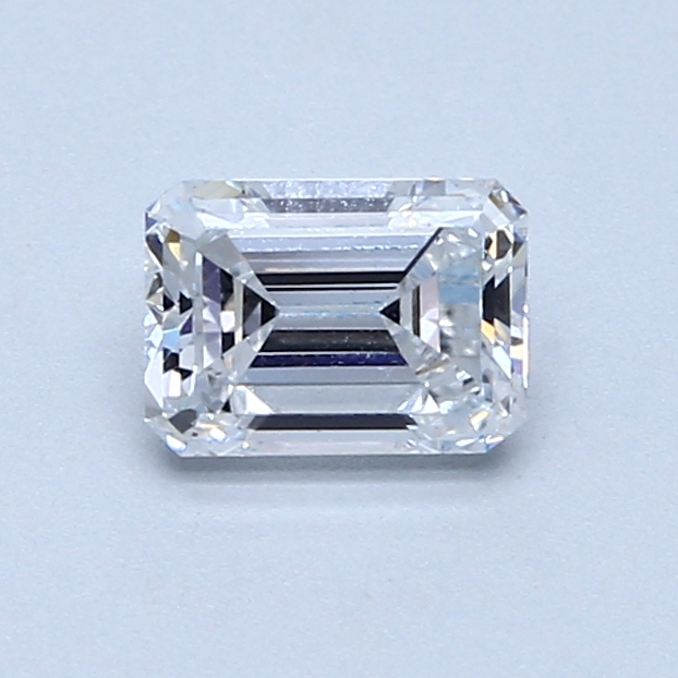 0.74 ct Emerald Cut Natural Diamond : D / VVS2
