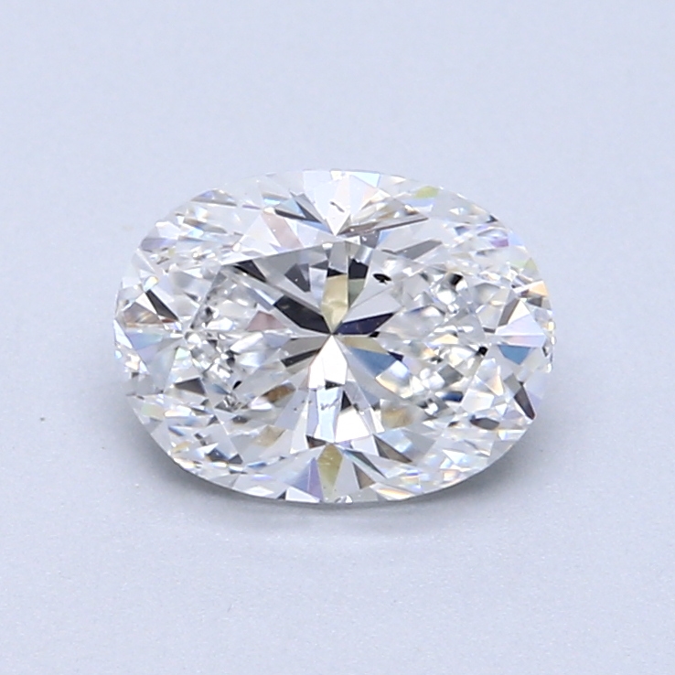 1.53 ct Oval Natural Diamond : D / SI2