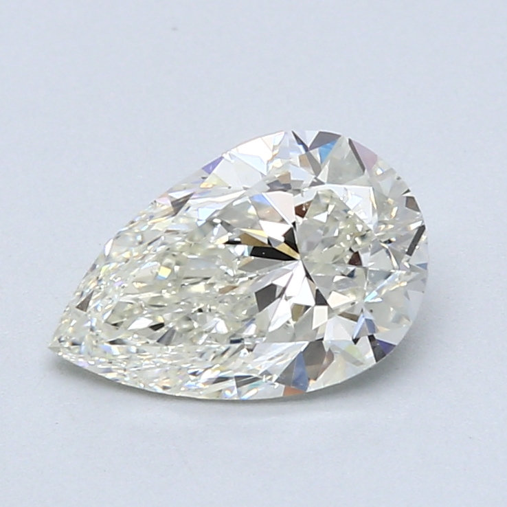1.51 ct Pear Shape Natural Diamond : J / VS2