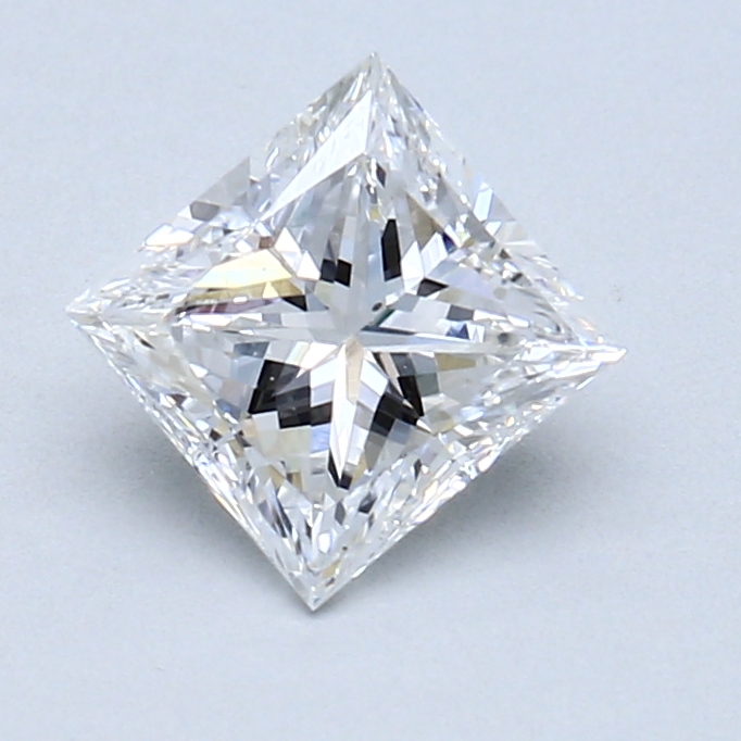 1.01 ct Princess Cut Natural Diamond : E / SI1