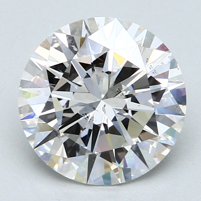 3.22 ct Round Natural Diamond : F / SI2