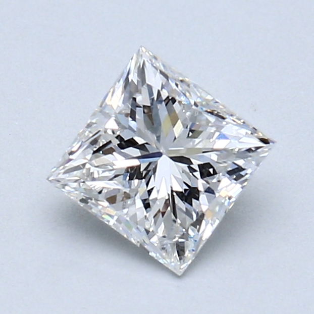 0.91 ct Princess Cut Natural Diamond : F / SI2