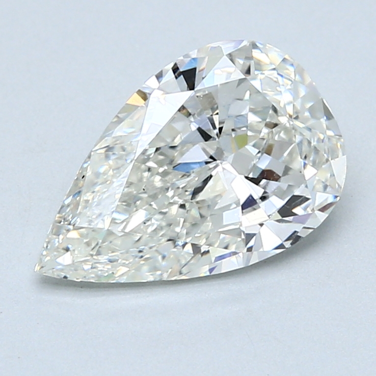 2.01 ct Pear Shape Natural Diamond : I / SI1