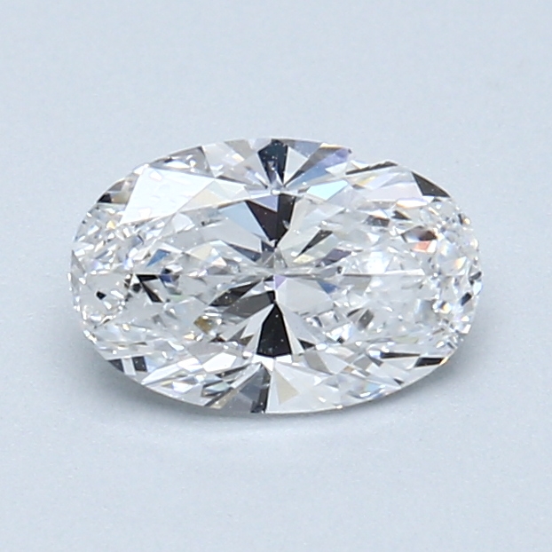 0.74 ct Oval Natural Diamond : D / SI2