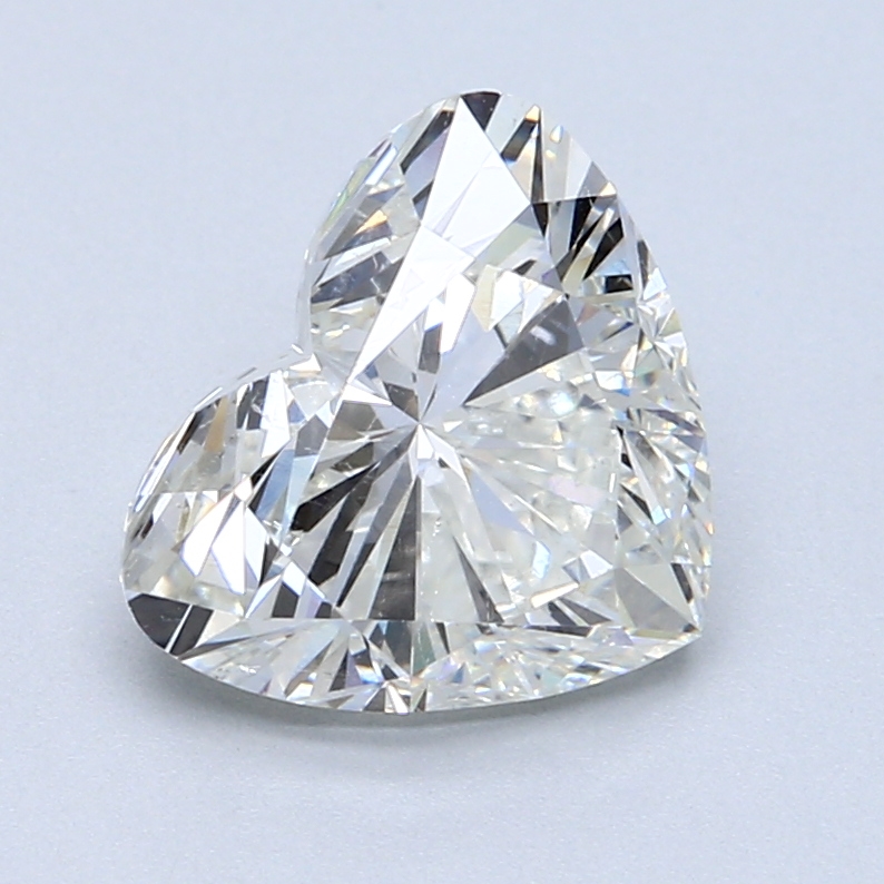 3.02 ct Heart Shape Natural Diamond : J / SI1
