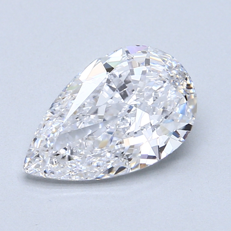 2.00 ct Pear Shape Natural Diamond : D / SI1