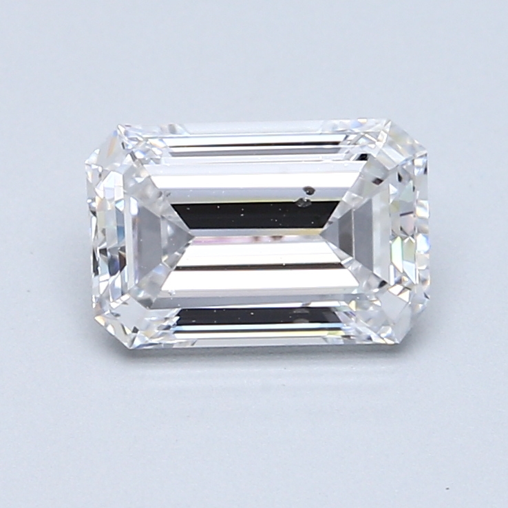 1.54 ct Emerald Cut Natural Diamond : D / SI2