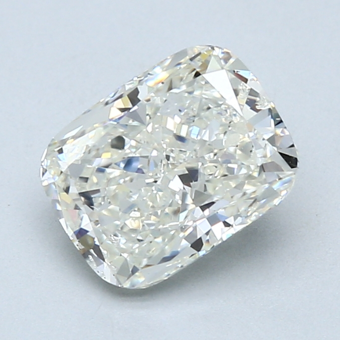 2.01 ct Cushion Cut Natural Diamond : J / SI2