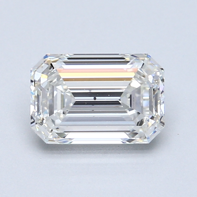 1.52 ct Emerald Cut Natural Diamond : G / SI1