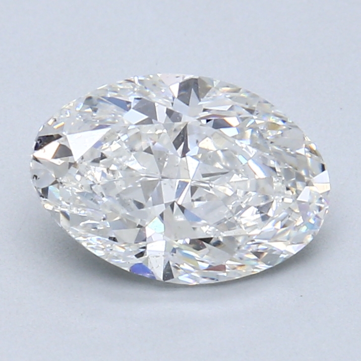 1.70 ct Oval Natural Diamond : F / SI2