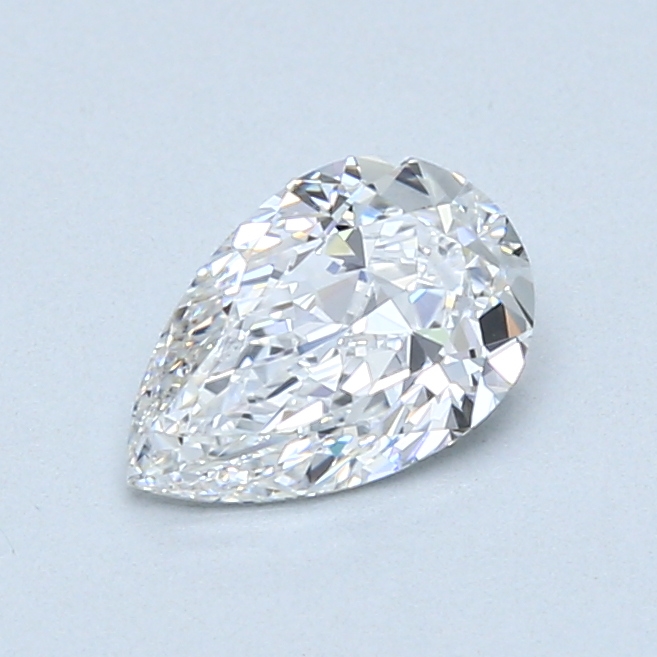 0.81 ct Pear Shape Natural Diamond : E / VVS2