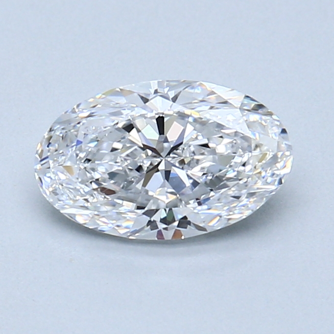 1.00 ct Oval Natural Diamond : D / VS1