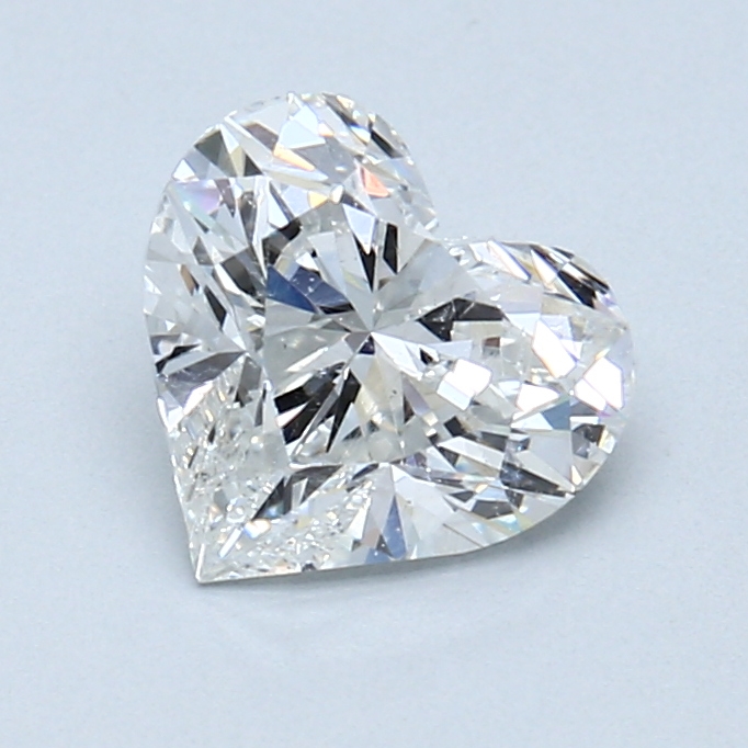 1.31 ct Heart Shape Natural Diamond : G / SI1