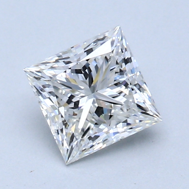 1.00 ct Princess Cut Natural Diamond : G / VVS1