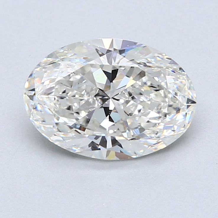 2.01 ct Oval Natural Diamond : G / SI1